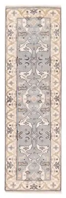 Vintage Hand-knotted Runner Rug 2'6" x 7'9" Traditional Wool Carpet