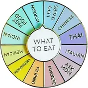 [Generic] Color Wheel Pin Badges - Color Wheel Pin | Roulette-Style Fun Badge,Metal Brooch Lapel Pins For Clothes, Jackets, Bags, And Backpacks,Badge