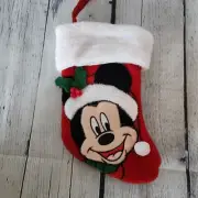 Disney Mickey Mouse 7” Mini Embroidered Stocking