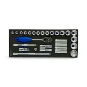 Blue Point EVA series—28 Pieces 1/2" Metric Socket Set