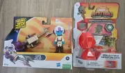 STAR WARS YOUNG JEDI LYS SOLAY SPEEDER BIKE & MARVEL GROOT BATTLE FIGURES! A150