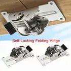 Table Leg Fittings Support Frame Self-Locking Folding Hinge Fold Feet Hinges