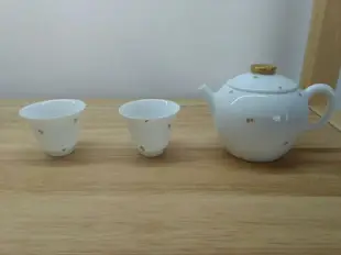 [千紅一品茶]景嵐金絲甜白釉泡茶器撒金巨輪珠茶壺 宮廷風泡茶壺茶具 (7.5折)