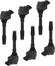 6Pcs 288233 Ignition Coil Compatible With MASERATI GHIBLI III (M157) 3.0 3.0S 2013- LEVANTE SUV (M161) 3.0 Q4 2016-77430002 000288233