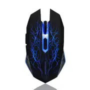 1600DPI 2.4GHz Wireless Silent Mute Rechargeable Gaming Mouse Wireless Charging Game for PC Laptop Office