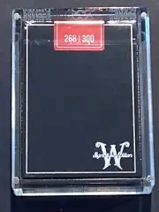 Scarlett Wonder Signature Black GILDED Playing Card Deck #268/300 + Carat Case