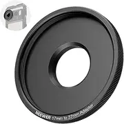NEEWER 17mm to 37mm Lens Filter Adapter Ring, Compatible with Beastgrip 37mm Lenses Phone Cage Rig Stabilizer for iPhone 16 15 Pro Max Plus S24 Ultra for Video Recording, PA061