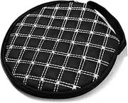 Portable Round Zippered Car/Home/DVD Vcd Disc Holder Wallet Storage Bag Case Organizer 20 Holder Super-Fiber Pu Material