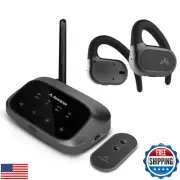 Avantree Oasis Plus 2 - [2025 Version] Bluetooth Transmitter for TV with Remo