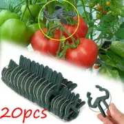 20x Plant Clips for Garden Tomato Cage Vegetable Vine Trellis Netting Climbing