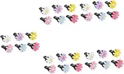 Vaguelly 30 Sets Car Air Vent Aromatherapy Car Perfume Air Freshener Clip Aroma Diffuser Mini Daisy Decor Perfume Clip
