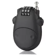 Helmet Lock Cable Bike Password Lock Telescopic Wire Rope