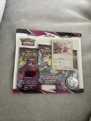 Pokemon FUSION STRIKE 3 Pack Blister (Eevee) Sword Shield Sealed Booster NEW