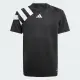 【adidas 愛迪達】FORTORE 23 短袖上衣(IK5740 兒童運動上衣 足球上衣 吸濕排汗 黑)