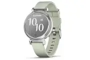 Garmin Lily 2 Smartwatch, Silver w Sage Grey Fabric Band 010-02839-15