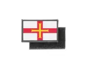 Flag patch printed badge country guernsey