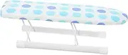 [Cabilock] Mini Folding Ironing Board for Tabletop Board White Dot Pattern Compact Portable