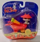 Littlest Pet Shop Portable Pets Bunny Rabbit WheelBarrow Summertime 215 NIB NRFB