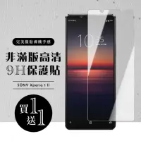 在飛比找momo購物網優惠-SONY Xperia 1 II 保護貼 保護貼 買一送一非