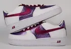 Nike Air Force 1 Custom Glitter Sparkle Purple Magenta Pink Shoes Mens Womens