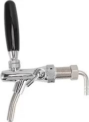 Draft Beer Adjustable Faucet G5 8 Beer Tap Stainless Steel 304 Draft Beer Dispenser Faucet Beer Control Tool for Bar and Home Brew Indoor Outdoor
