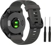 Fleshy Leaf Band for Garmin Forerunner 935/Forerunner 945/Forerunner 745,Compatible with Fenix 5/ Fenix 5plus/ Fenix 6/ Fenix 6 Pro/Approach S60,Soft Silicone 22mm Replacement Bands Strap