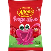 Allen's Frogs Alive Lollies Bag 190g