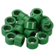 20Pcs Ferrite Toroid Core, Toroid Core 0.9"ODx0.6"IDx0.5"H Ferrite Rings, Green
