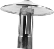 GLSTOY Chimney Cap Stainless Steel Roof Vent Cap Chimney Flue Rainproof Smokestack Cover