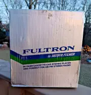 70s Vintage Fultron In-Dash Cassette Stereo Player AM FM Radio