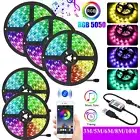 5M 10M RGB LED Strip Lights IP65 Waterproof 5050 5M LEDs USB Bluetooth