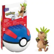 MEGA Pokémon Chespin Building Toy Kit, Poseable Action Figure (23 Pieces)