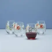 Lenox Butterfly Meadow Stemless Wine Glasses, Set of 4 - Multi