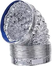 SEWACC High Temperature Resistant Aluminum Foil Vent Hose Telescopic Dryer Flex Duct for Efficient Airflow for Home Commercial and Industrial Ventilation