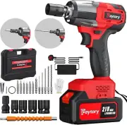 550N.m Wireless Impact Wrench 1/2 Inch Wireless Impact Wrench with 4.0Ah Batter