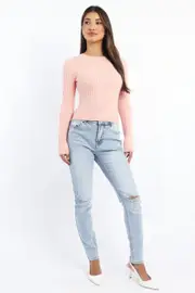 Denim Skinny Jeans Mid Rise - Size 16XL, Women's Skinny Jean