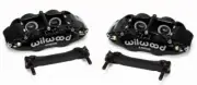Wilwood Narrow Superlite 4R Rear Caliper & Bracket Kit - Black Fits 97-13 C5/C6