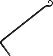 TOYANDONA Decorative Outdoor Iron Wall Hook Versatile Hanger for Lanterns Sconces Planters Bird for Garden Patio Use