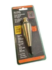 SWANSON 8oz Brass Plumb Bob w/ 20ft. String PB008B