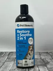 Restore + Soothe 2in1 Pet Shampoo & Conditioner 16 fl oz / 473ml - exp 12/2025