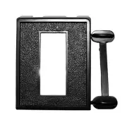 United Pacific 98321 Switch Mounting Panel Black, With 7/16" X 1 1/8" Slot