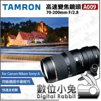 在飛比找PChome商店街優惠-數位小兔【TAMRON A009 高速變焦鏡頭】公司貨 70