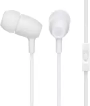 Wicked Audio drive Earbuds 600cc noise isolating w/ microphone (white) Headphone