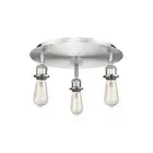 Innovations Lighting 516-3C-4-12 Ballston Flush Ballston 3 Light - Nickel