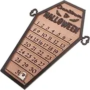 iplusmile Halloween Countdown Calendar Wooden Advent Calendar Festive Decor for Home and Party Halloween Decoration for Classrooms and Shopping Malls