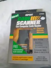 NOS Sunpro Car Computer Code Reader Scanner Nissan Toyota, Honda 1983-1992 USA
