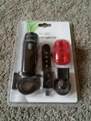 BV Bicycle Light Set Bv-L801 New