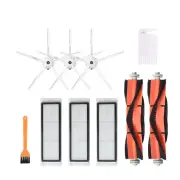 10pcs Replacements for XIAOMI Roborock S6 S5 E35 E2 Vacuum Cleaner Parts Accessories 3*5-arm Side brushes 3*Filters 2*Ro