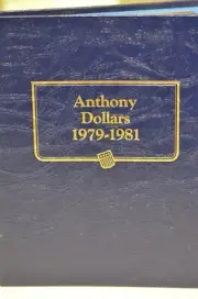 Whitman Classic Album #9149 Anthony Dollars 1979-1981, 2 Pages Item #6274