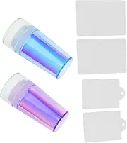 Minkissy Diy Nail Art Printing Stamper Silicone Manicure Art Printing Accessory Nail Stamper Scrapping Board